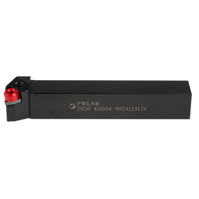 Pramet PWLN(RL) EXT Series Lathe Tool Holder for Use with WNMG 0604, 20mm Height, 95° Approach, 125mm Length