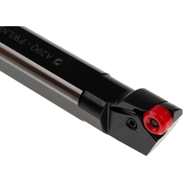 Pramet PWLN(RL) INT Series Lathe Tool Holder for Use with WNMG 0604, 20mm Height, 95° Approach, 180mm Length