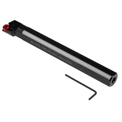 Pramet PWLN(RL) INT Series Lathe Tool Holder for Use with WNMG 0604, 20mm Height, 95° Approach, 180mm Length