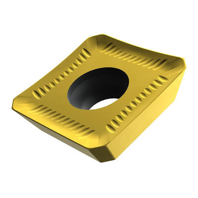 Pramet Square Milling Insert 9.53mm Side Length, 3.5mm Bore Diameter