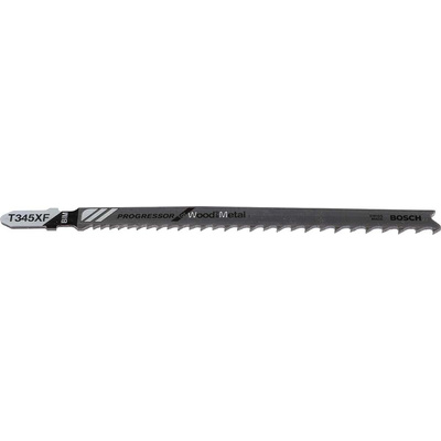 Bosch, 5 - 10 Teeth Per Inch Metal, Wood 108mm Cutting Length Jigsaw Blade, Pack of 2