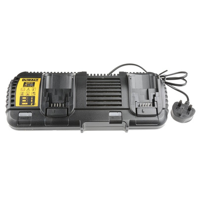 DeWALT DCB132-GB Battery Charger, 20 V, 60 V for use with DeWALT 54V XR Batteries, UK Plug