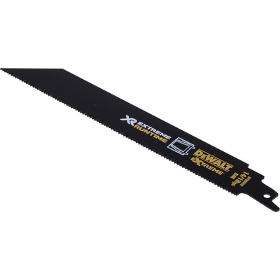 DeWALT, 14 → 18 Teeth Per Inch 203mm Cutting Length Reciprocating Saw Blade, Pack of 5