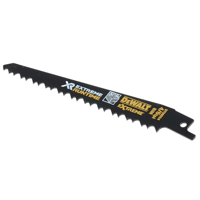 DeWALT, 4 → 6 Teeth Per Inch 152mm Cutting Length Reciprocating Saw Blade, Pack of 5