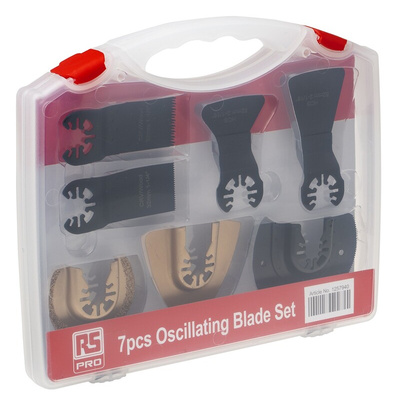 RS PRO Oscillating Blade Set, for use with Multi-Cutter