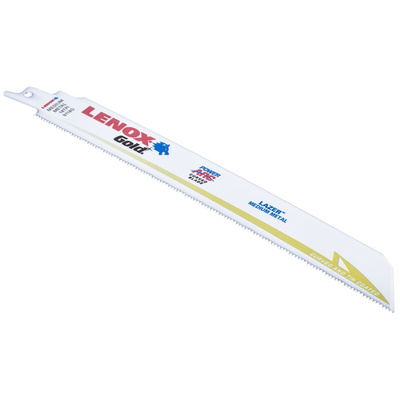 Lenox, 18 Teeth Per Inch 229mm Cutting Length Reciprocating Saw Blade, Pack of 5