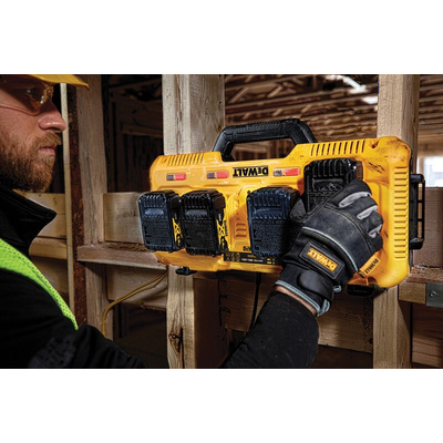 DeWALT DCB104-GB Power Tool Charger, 10.8 V, 18 V, UK Plug