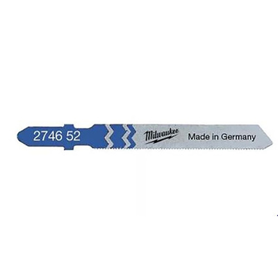 Milwaukee 55mm Cutting Length Jigsaw Blade, Pack of 5