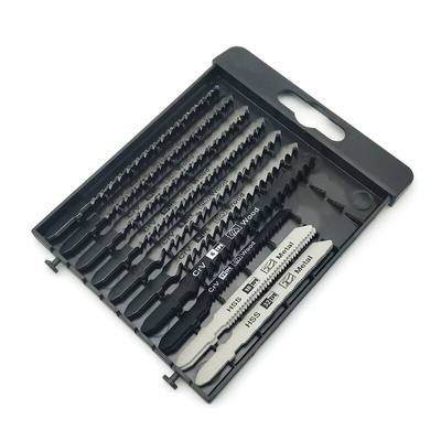 RS PRO, 6, 10, 12, 18, 32 Teeth Per Inch Multiple Materials 50 mm, 74 mm Cutting Length Jigsaw Blade, Pack of 14