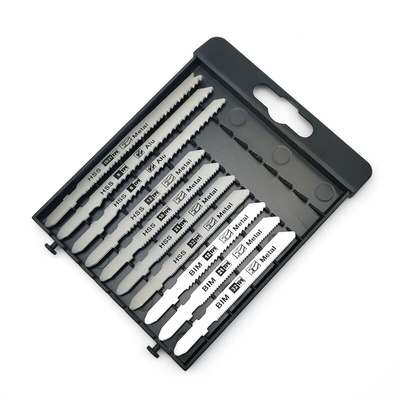 RS PRO, 8, 12, 18, 21, 32 Teeth Per Inch Multiple Materials 50 mm, 74 mm Cutting Length Jigsaw Blade, Pack of 10