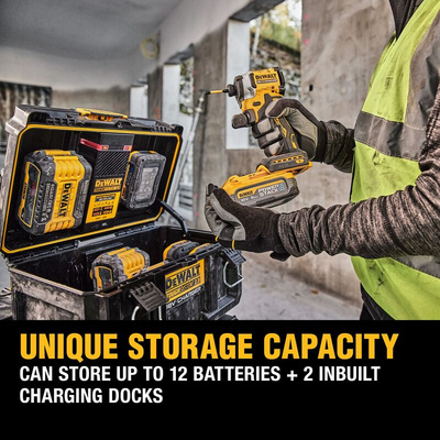 DeWALT DWST83470-GB Power Tool Charger, 18V for use with FLEXVOLT Battery Packs, UK Plug