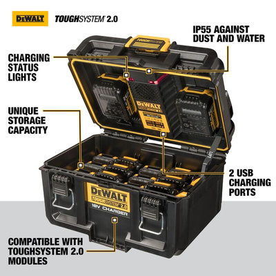 DeWALT DWST83470-GB Power Tool Charger, 18V for use with FLEXVOLT Battery Packs, UK Plug