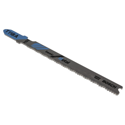 Bosch, 17 - 23 Teeth Per Inch Metal 50mm Cutting Length Jigsaw Blade, Pack of 3