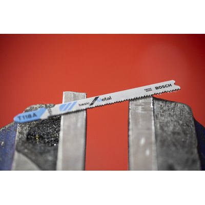 Bosch, 17 - 23 Teeth Per Inch Metal 50mm Cutting Length Jigsaw Blade, Pack of 3