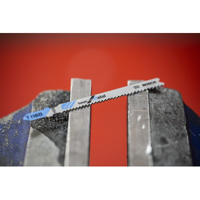 Bosch, 11 - 13 Teeth Per Inch 50mm Cutting Length Jigsaw Blade, Pack of 3