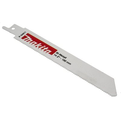 Makita, 14 Teeth Per Inch 150mm Cutting Length Reciprocating Saw Blade, Pack of 5