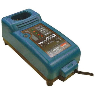 Makita 193864-0 Power Tool Charger, 7.2 V, 14.4 V for use with 7.2 → 14.4 V NiCd/NiMH Batteries, Euro Plug