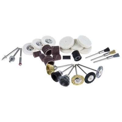 RS PRO 30-Piece Cleaning and Polishing Set, for use with Dremel Tools