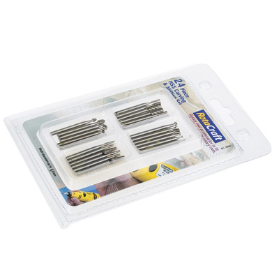 RS PRO 24-Piece Cutting and Milling Set, for use with Dremel Tools