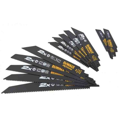 DeWALT 228mm Cutting Length Reciprocating Saw Blade, Pack of 12