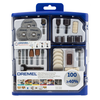 Dremel 100-Piece Accessory Kit, for use with Dremel Tools
