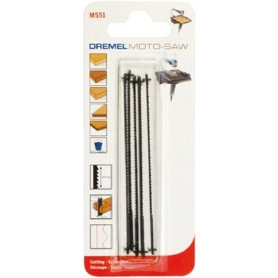 Dremel, 6 Teeth Per Inch 18mm Cutting Length Reciprocating Saw Blade, Pack of 5