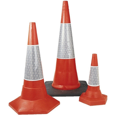 JSP Weighted Red 760 mm PE Traffic Cone