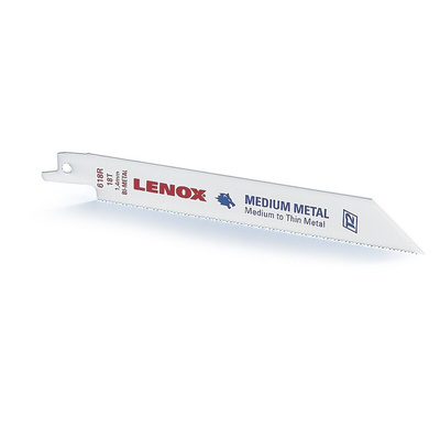 Lenox, 14 Teeth Per Inch 152mm Cutting Length Reciprocating Saw Blade, Pack of 5