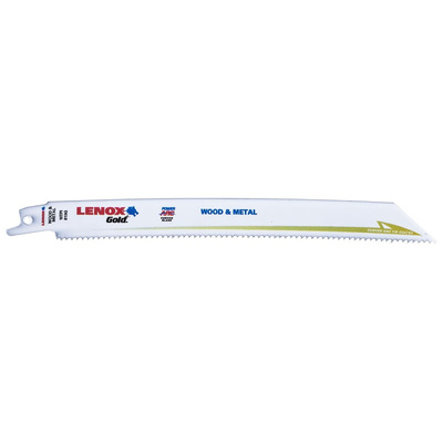 Lenox, 10 Teeth Per Inch 203mm Cutting Length Reciprocating Saw Blade, Pack of 5