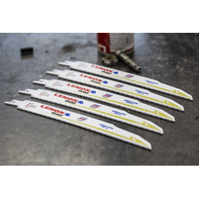 Lenox, 10 Teeth Per Inch 229mm Cutting Length Reciprocating Saw Blade, Pack of 5
