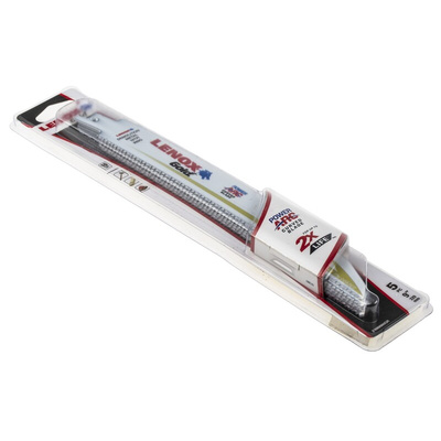 Lenox, 10 Teeth Per Inch 229mm Cutting Length Reciprocating Saw Blade, Pack of 5