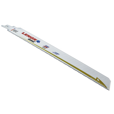 Lenox, 10 Teeth Per Inch 305mm Cutting Length Reciprocating Saw Blade, Pack of 5