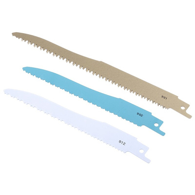 Makita 152mm Cutting Length Reciprocating Saw Blade, Pack of 3