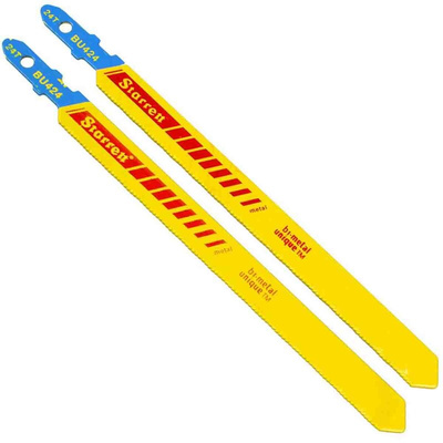 Starrett, 24 Teeth Per Inch 100mm Cutting Length Jigsaw Blade, Pack of 5