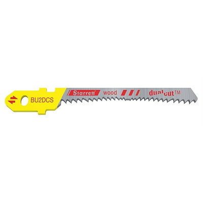Starrett, 9 - 19 Teeth Per Inch 57mm Cutting Length Jigsaw Blade, Pack of 2