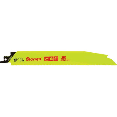 Starrett, 10/14 Teeth Per Inch 225mm Cutting Length Reciprocating Saw Blade, Pack of 5