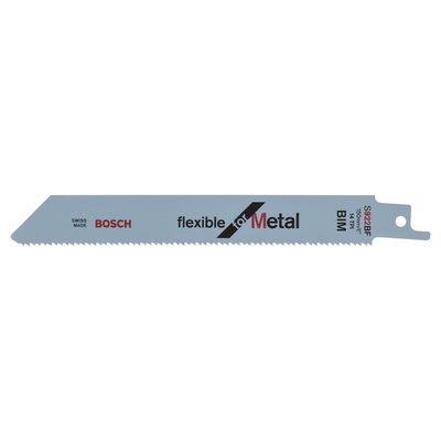 Bosch Metal 100mm Cutting Length Reciprocating Saw Blade, Pack of 5