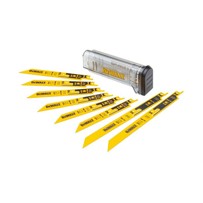 DeWALT, 14/18 Teeth Per Inch Metal 152 mm, 230 mm Cutting Length Reciprocating Saw Blade, Pack of 8