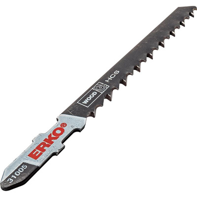 ERKO, 6 Teeth Per Inch Wood 75mm Cutting Length Jigsaw Blade, Pack of 5
