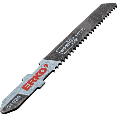 ERKO, 12 Teeth Per Inch Wood 50mm Cutting Length Jigsaw Blade, Pack of 5