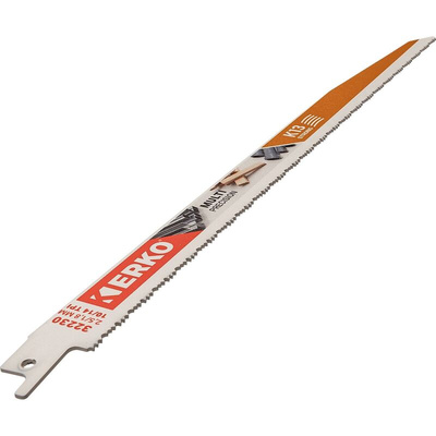 ERKO, 10, 14 Teeth Per Inch Multiple Materials 300mm Cutting Length Reciprocating Saw Blade, Pack of 25