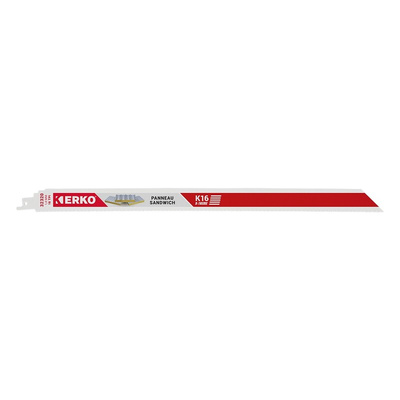 ERKO, 18 Teeth Per Inch 400mm Cutting Length Reciprocating Saw Blade, Pack of 5