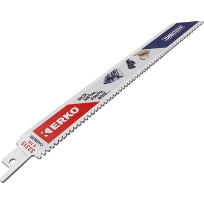 ERKO, 8 Teeth Per Inch Multiple Materials 230mm Cutting Length Reciprocating Saw Blade, Pack of 2