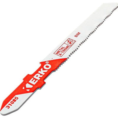 ERKO, 21 Teeth Per Inch Wood 50mm Cutting Length Jigsaw Blade, Pack of 5