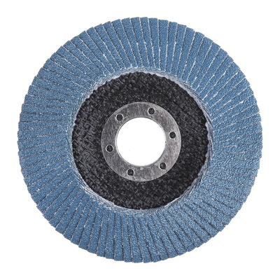 3M 566A Zirconia Aluminium Flap Disc, 115mm, Medium Grade, P80 Grit, PN65026