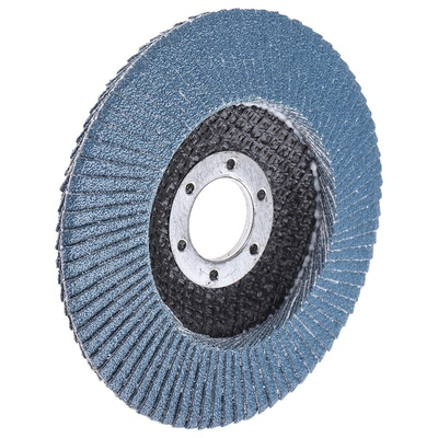 3M 566A Zirconia Aluminium Flap Disc, 115mm, Medium Grade, P80 Grit, PN65026