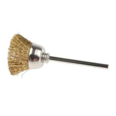 RS PRO Brass Cup Abrasive Brush