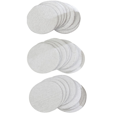 RS PRO Sanding Disc, 76.2mm, 320, 400, 600 Grit, 30 in pack