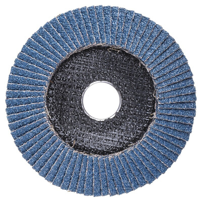 RS PRO Zirconium Dioxide Flap Disc, 115mm, P40 Grit
