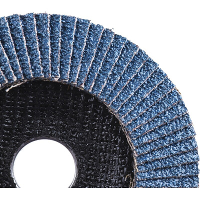 RS PRO Zirconium Dioxide Flap Disc, 115mm, P40 Grit